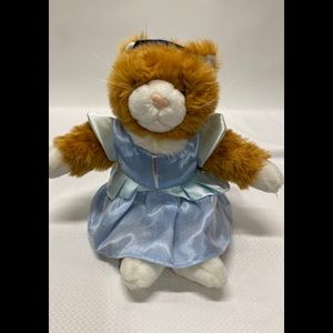 Cinderella cat build a bear in blue dress